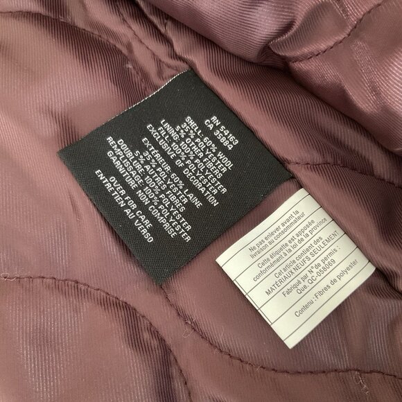 Cole Haan Men's Gray Wool Blend Melton Topcoat Coat Jacket Size Small $325 RV - Picture 5 of 14